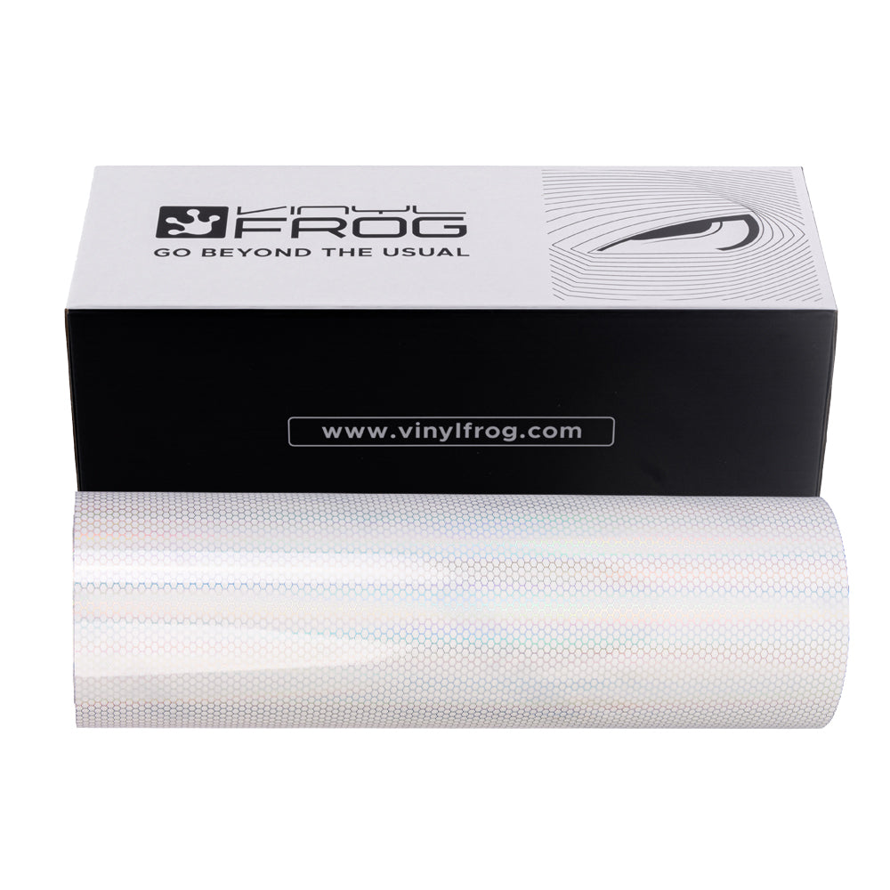 Clear Holographic Honeycomb Headlight Film with Air Channel Paper Liner