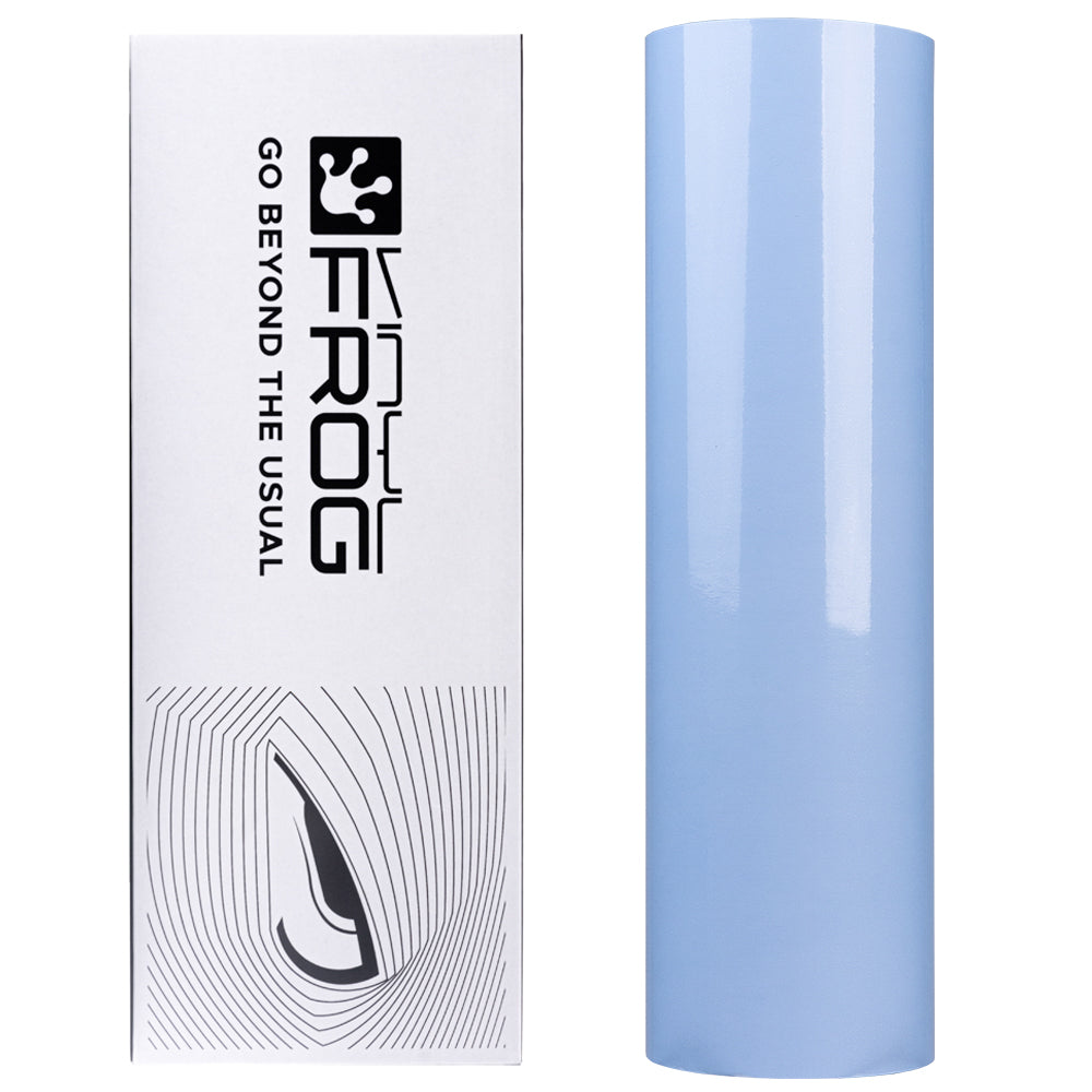 Light Blue Headlight Film With Air Channel Paper Liner
