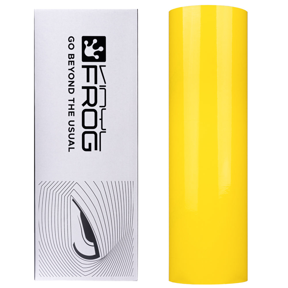 Golden Yellow Headlight Film with Air Channel Paper Liner