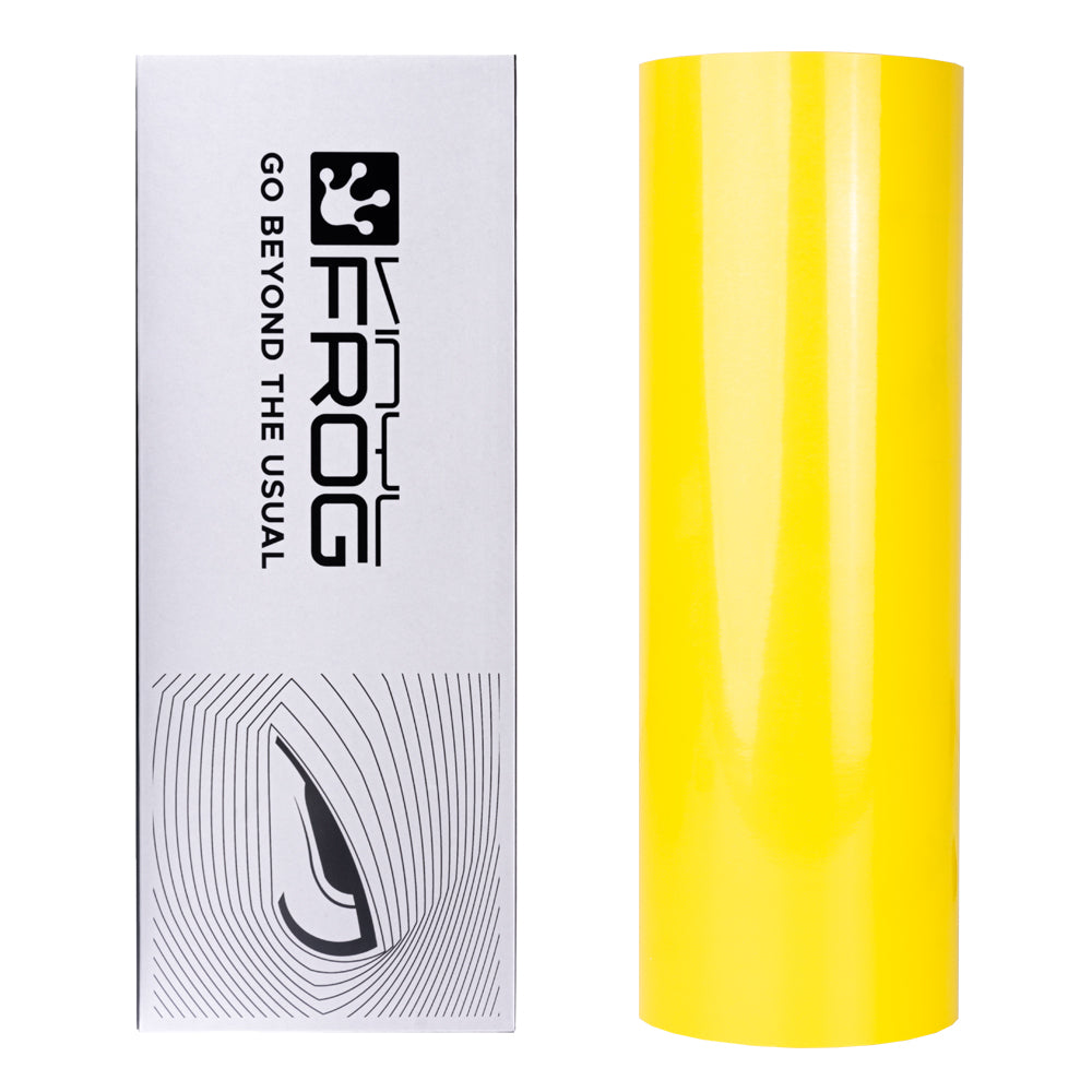Golden Yellow Headlight Film with Air Channel Paper Liner