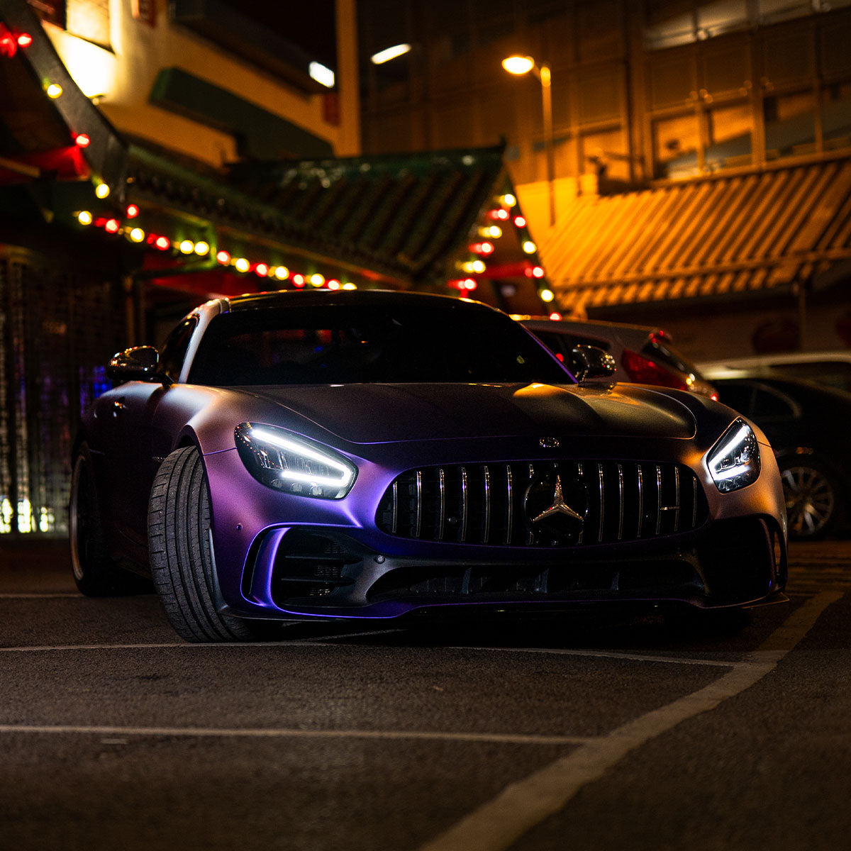 Matte Metallic Eminence Purple Vinyl Wrap