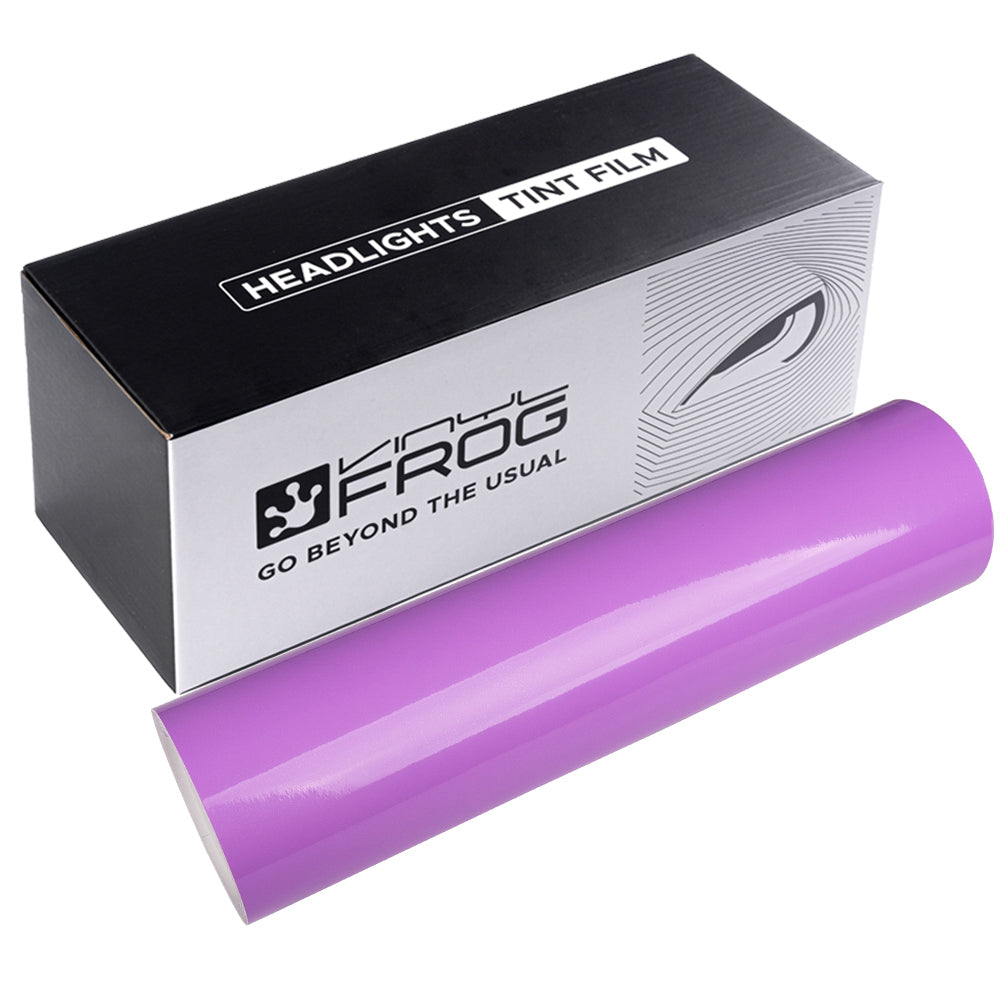Purple Headlight Film with Air Channel Paper Liner