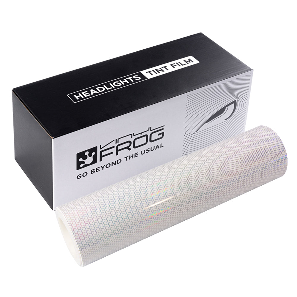 Clear Holographic Honeycomb Headlight Film with Air Channel Paper Liner