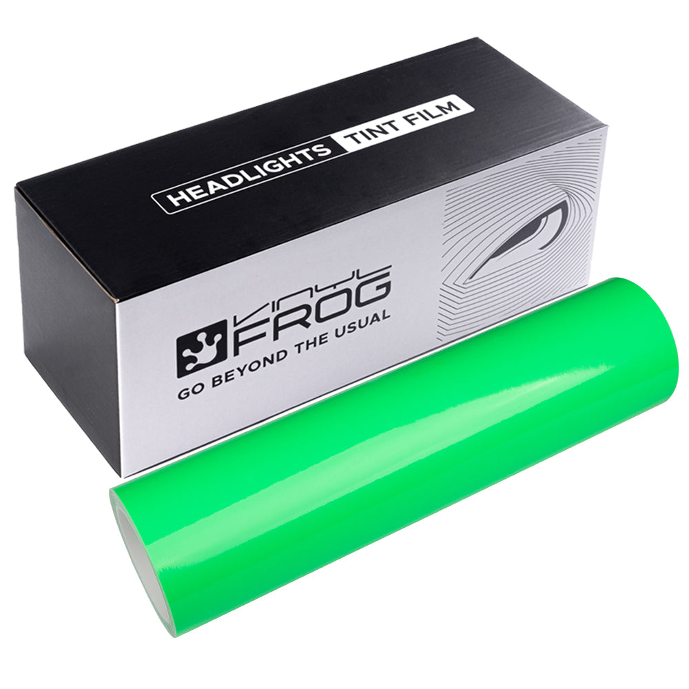 Green Headlight Film with Air Channel Paper Liner