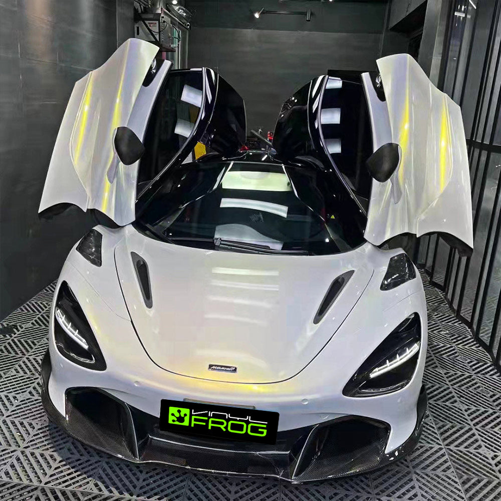 Glossy White Chameleon Vinyl Wraps