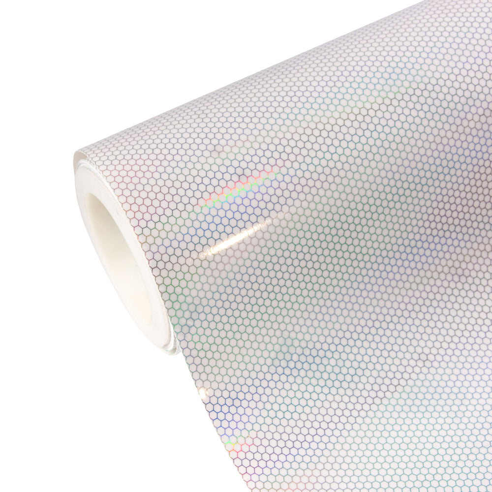 Clear Holographic Honeycomb Headlight Film with Air Channel Paper Liner