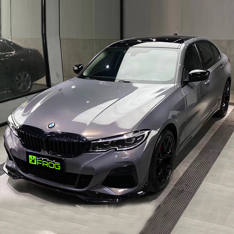 Glossy Metallic Bernina Gray Vinyl Wrap