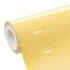 High Glossy Pastel Yellow Vinyl Wrap