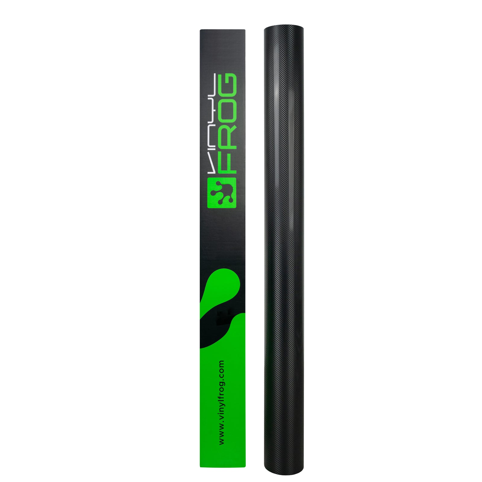 Satin Classic Black Carbon Fiber Vinyl Wrap