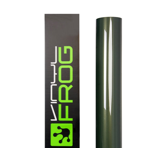 Glossy Metallic District Green Vinyl Wrap