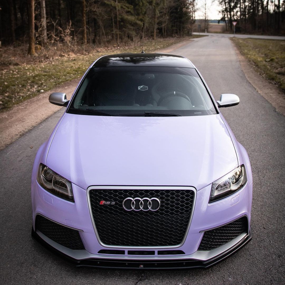 Super Glossy Periwinkle Purple Vinyl Wrap on Audi