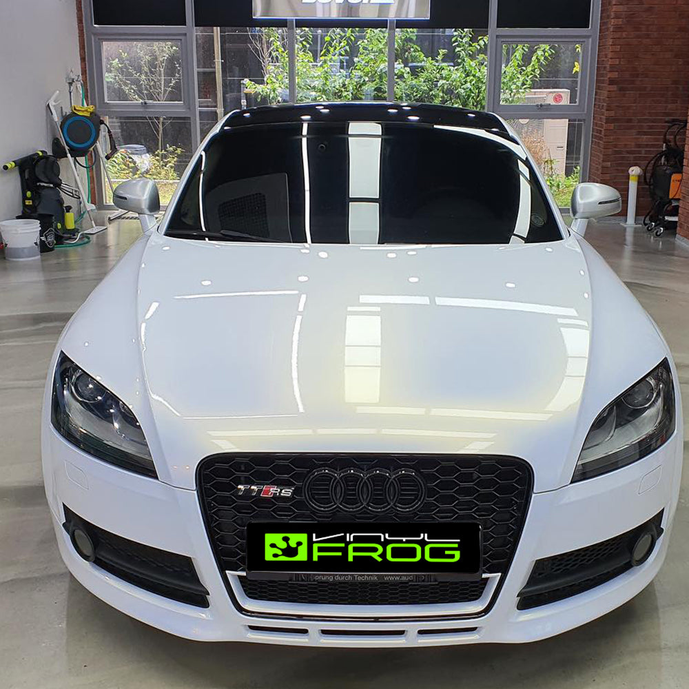 Glossy White Gold Vinyl Wrap