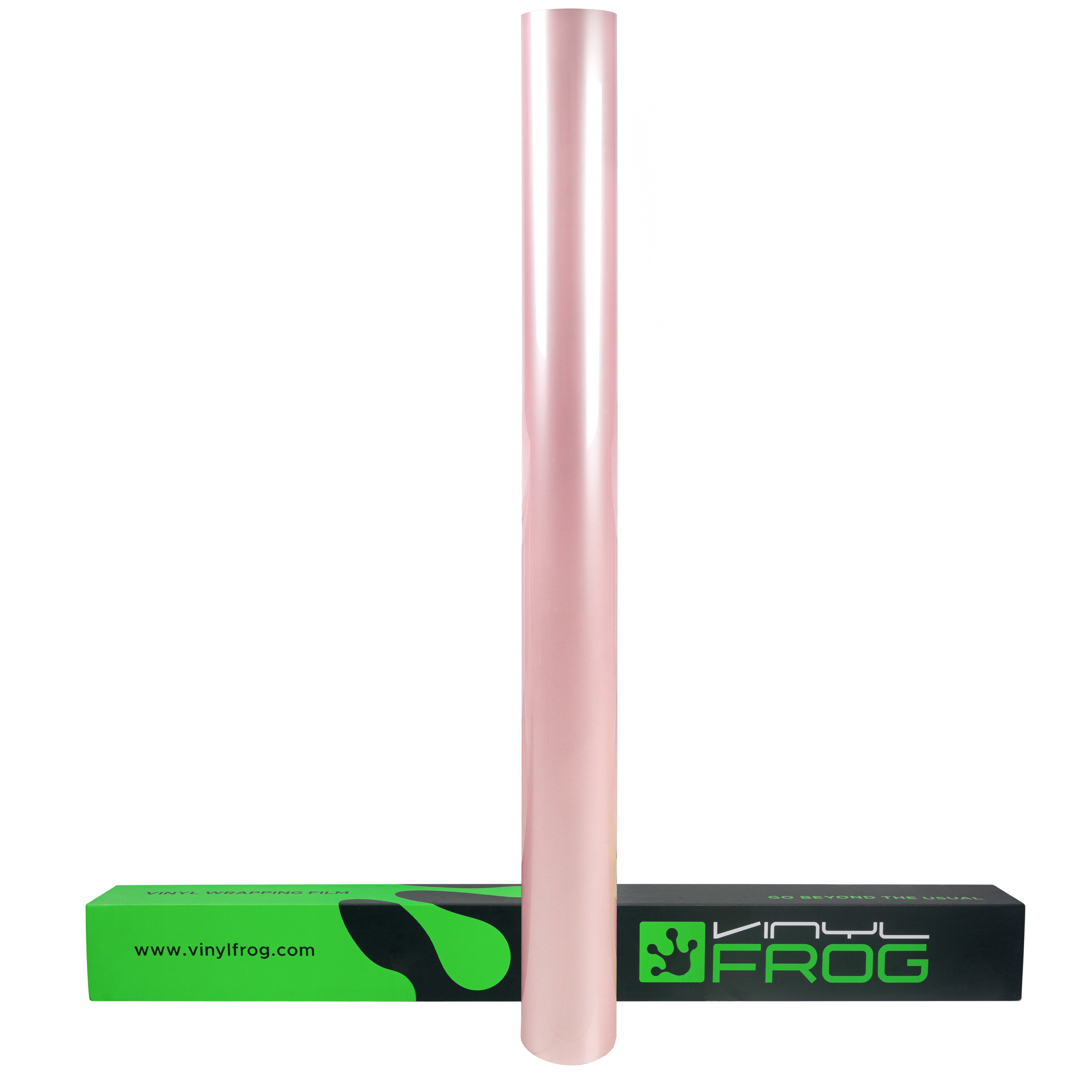 Glossy Metallic Light Pink Pearl automotive wrap roll