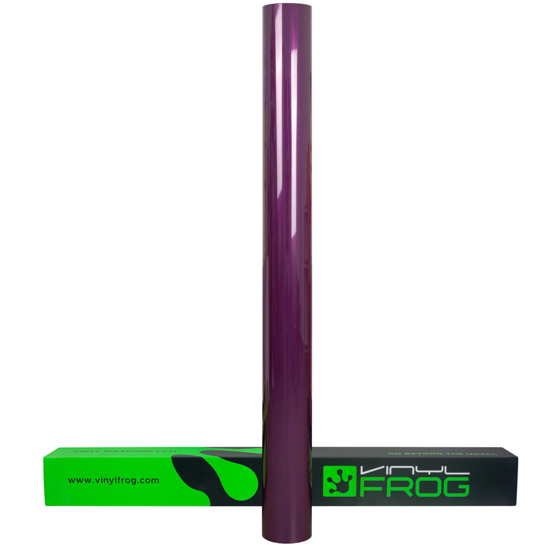 Glossy Metallic Berry Blaze Vinyl Wrap
