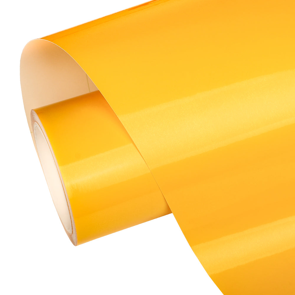 Orange Headlight Film with Air Channel Paper Liner
