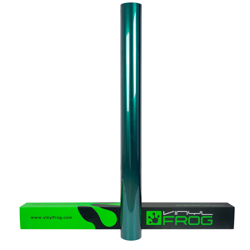 Glossy Metallic Deep Sea Green Metallic Vinyl Wrap