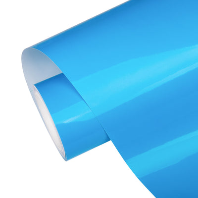 Deep Blue Headlight Film with Air Channel Paper Liner