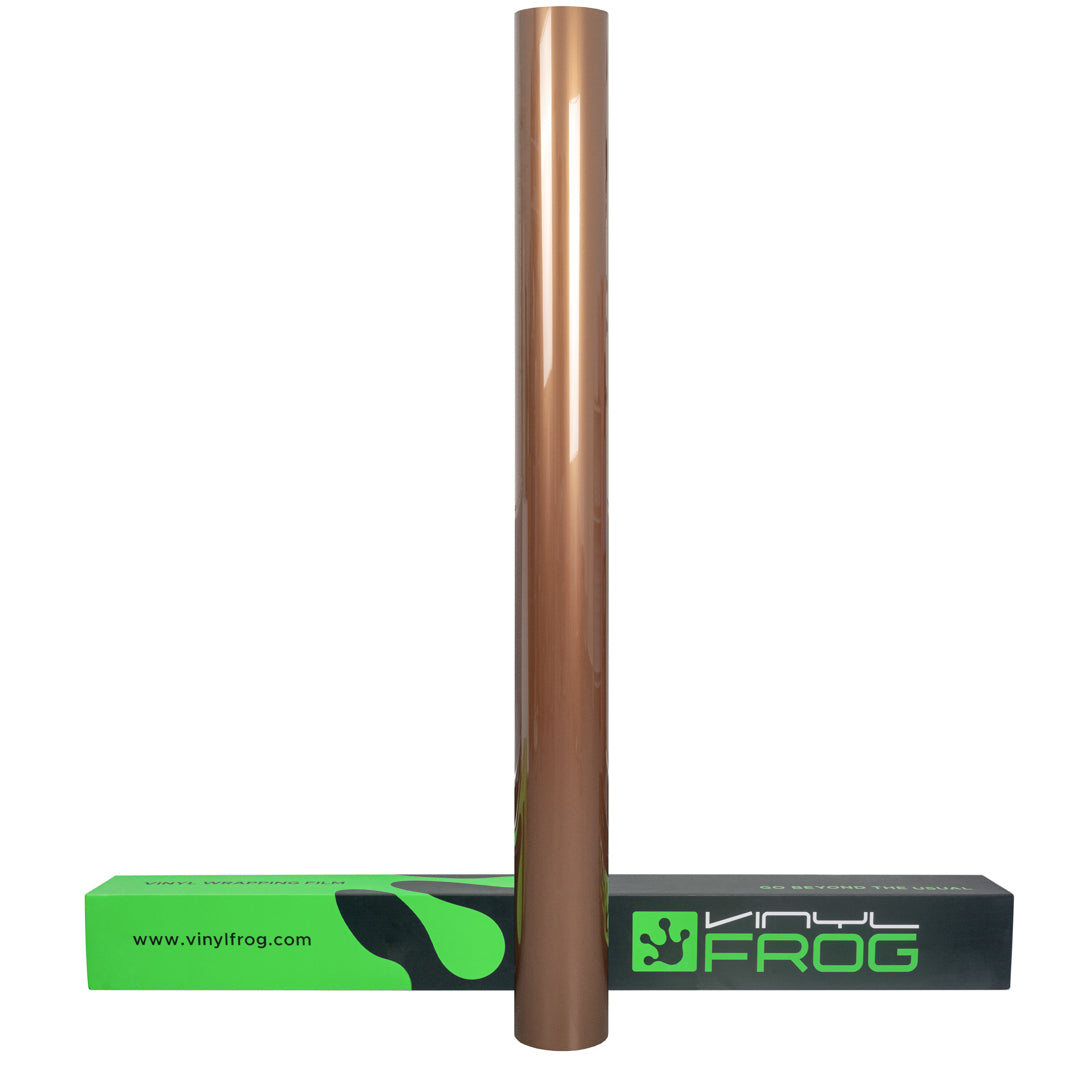 Glossy Metallic Bronze Ember Vinyl Wrap