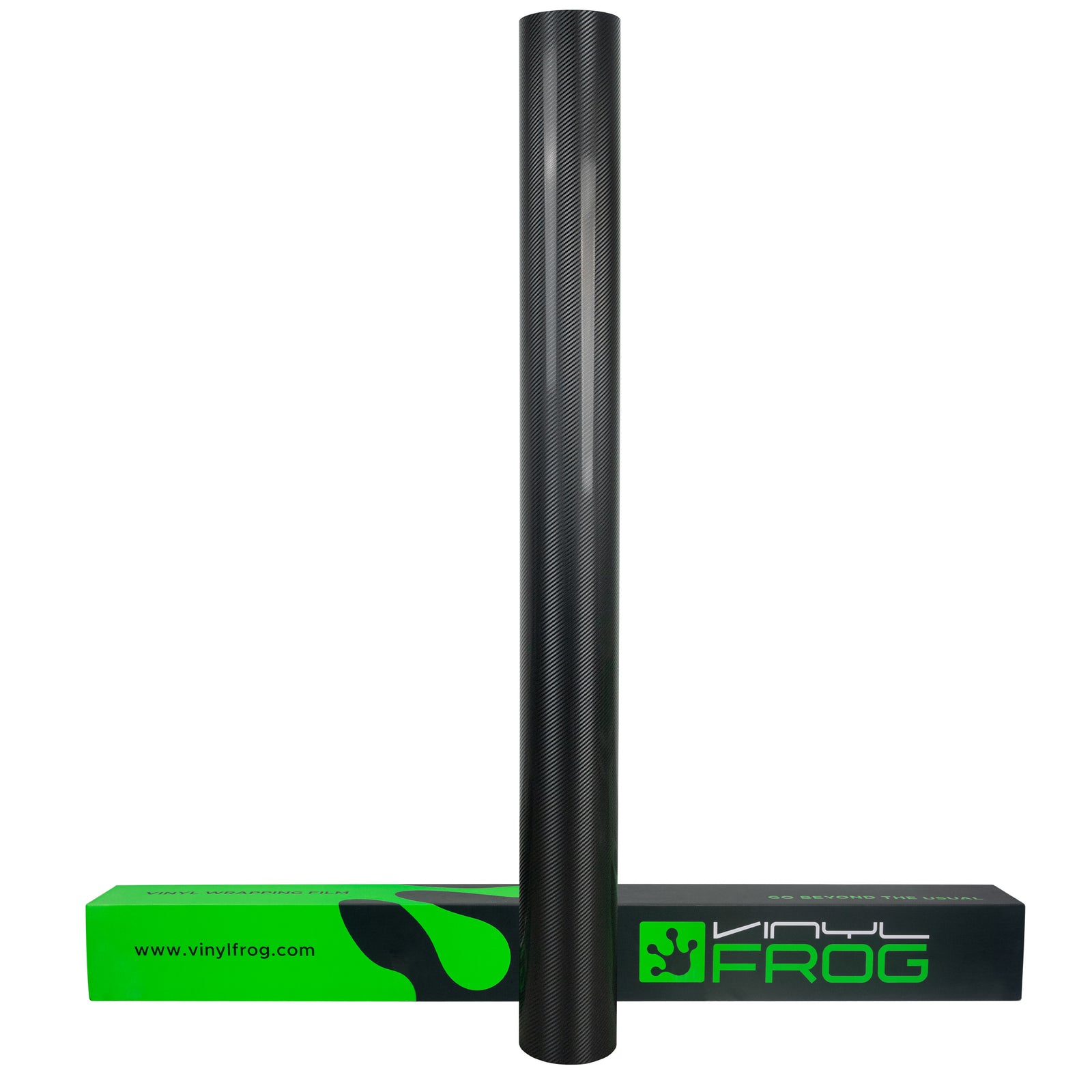 Satin Classic Black Carbon Fiber Vinyl Wrap