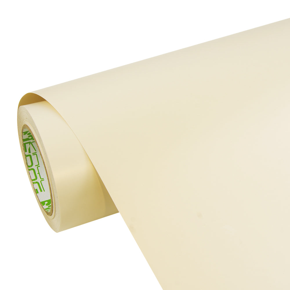 Matte Silk Ivory White Vinyl Wrap