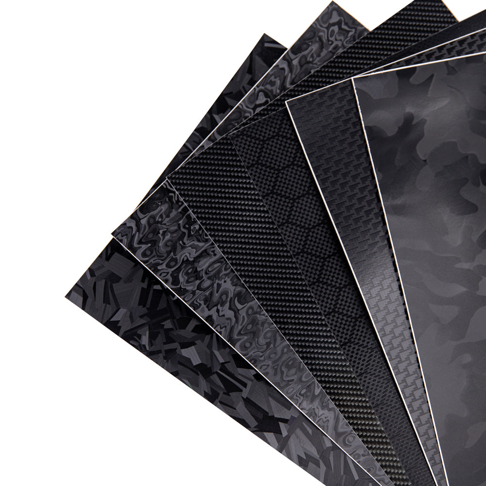 Carbon Fiber Vinyl Wraps A4 Samples