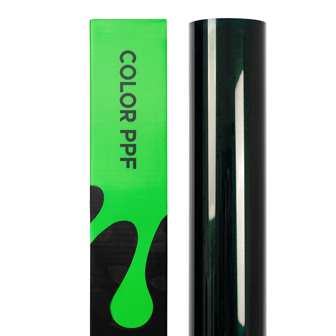 Glossy Metallic Royal Green Color PPF (Wet Application)