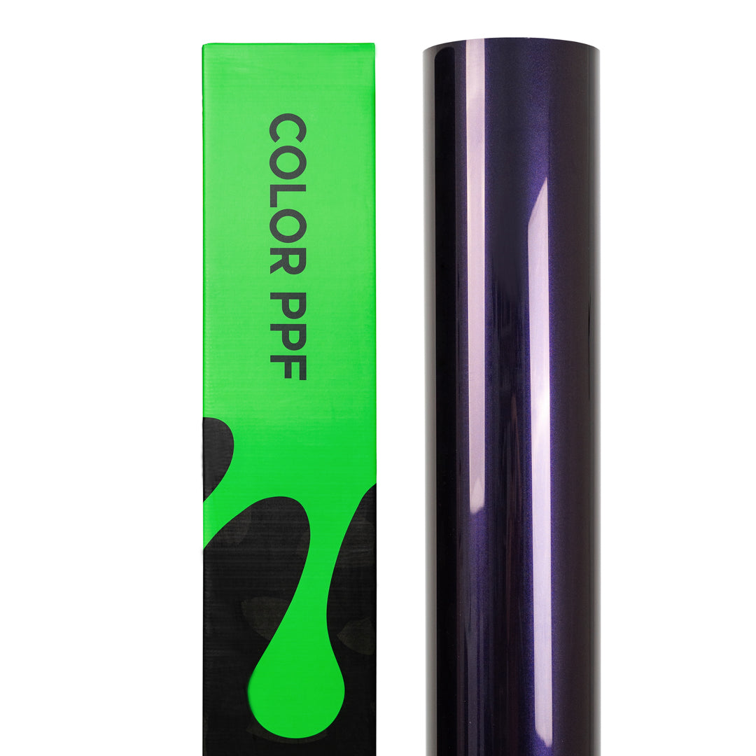 Glossy Metallic Galaxy Purple Color PPF (Wet Application)