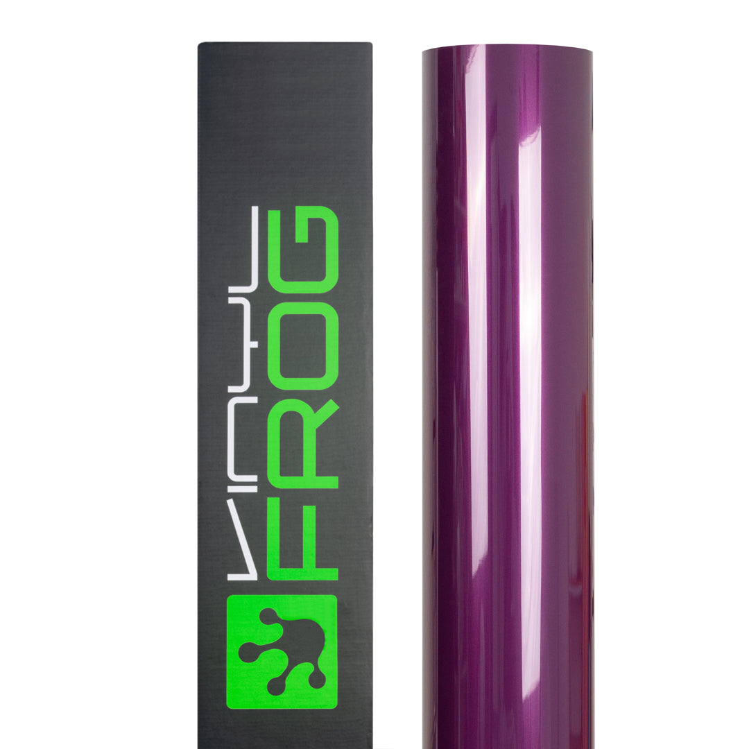 Glossy Metallic Berry Blaze Vinyl Wrap