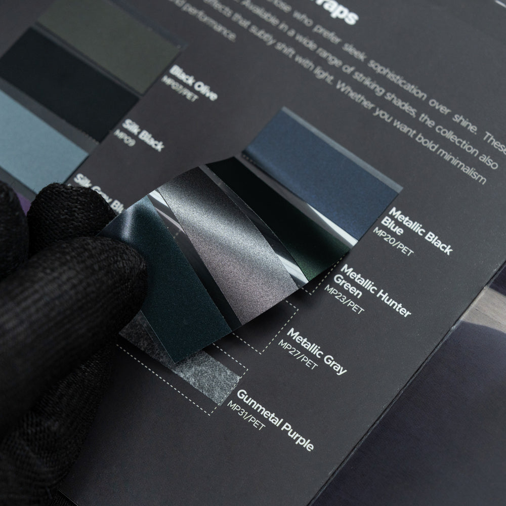 Automotive Vinyl Wrap Film Color Sample Booklet