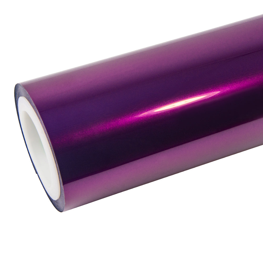 Glossy Metallic Grape Purple Vinyl Wrap