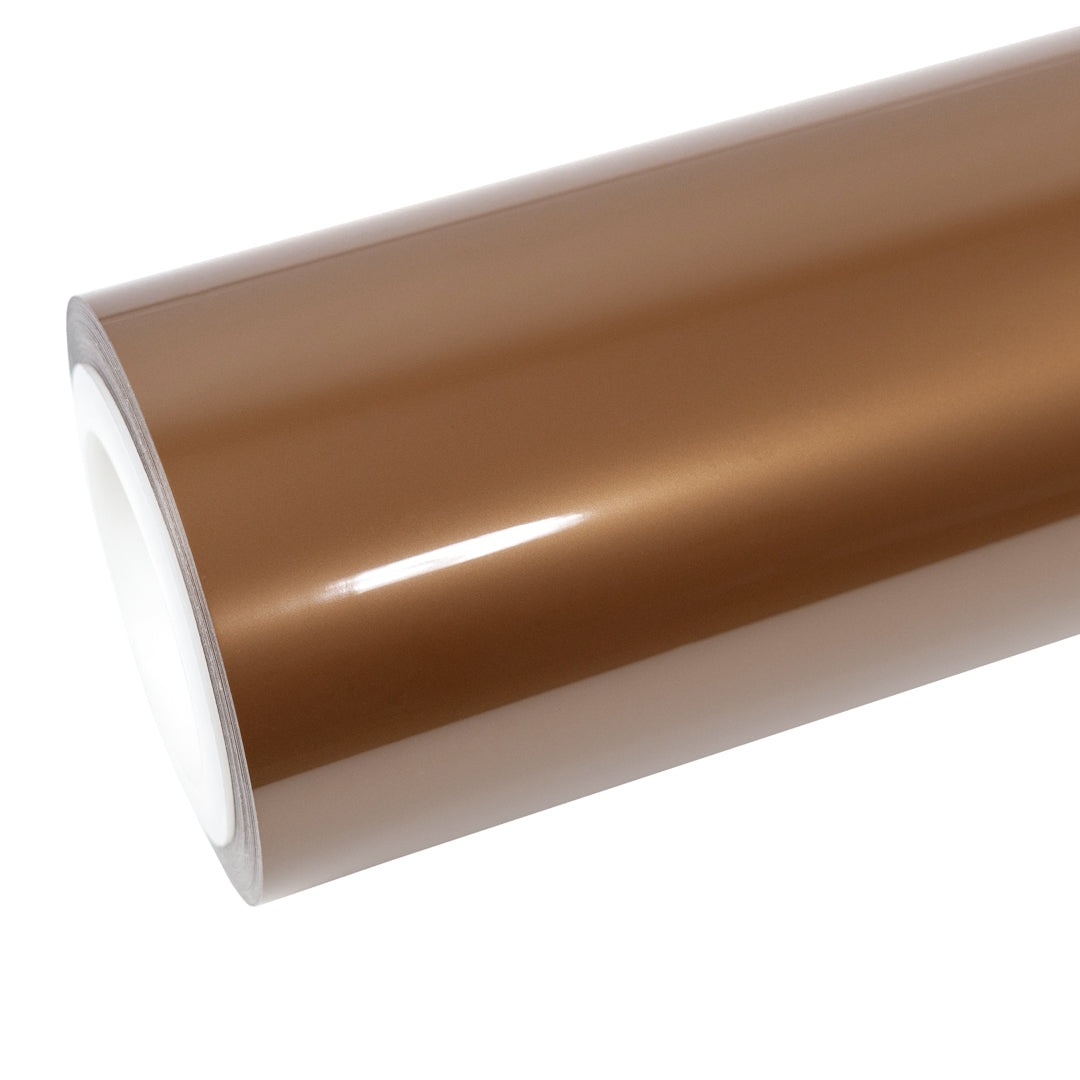 Glossy Metallic Bronze Ember Vinyl Wrap