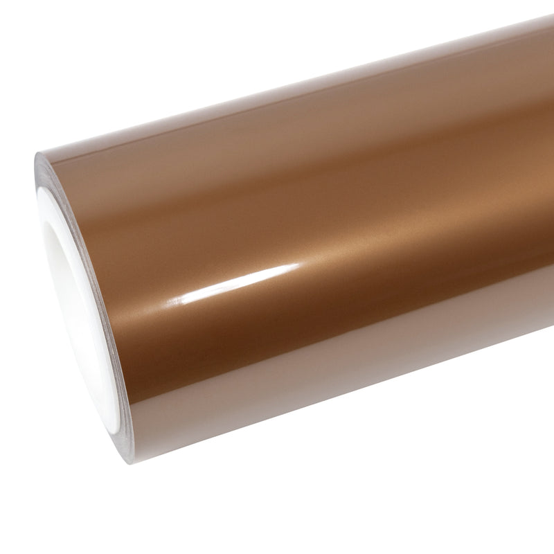Glossy Metallic Bronze Ember Vinyl Wrap