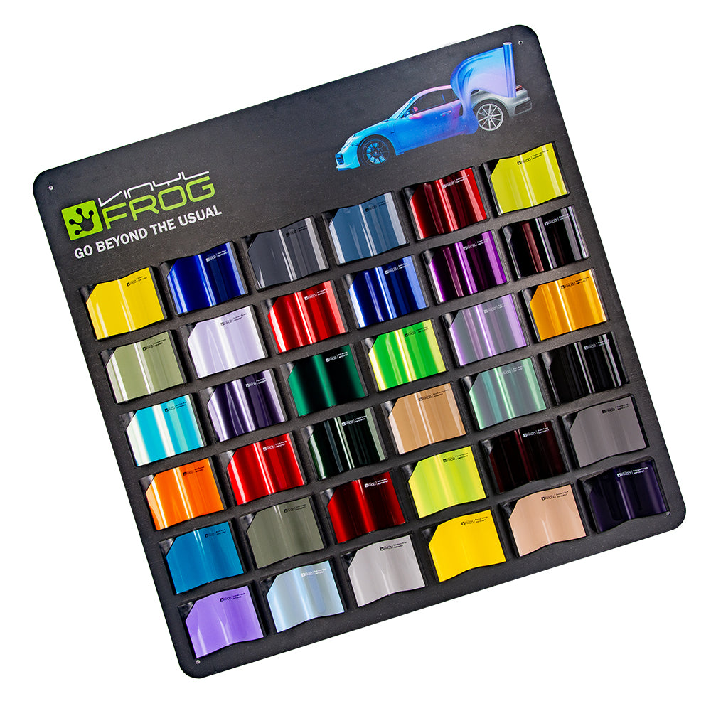 Vinylfrog 36 Color Display Board Version 2023