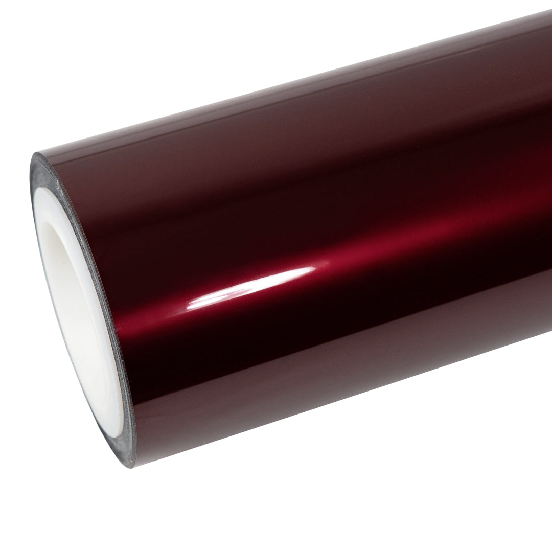 Glossy Metallic Rosewood Red Vinyl Wrap