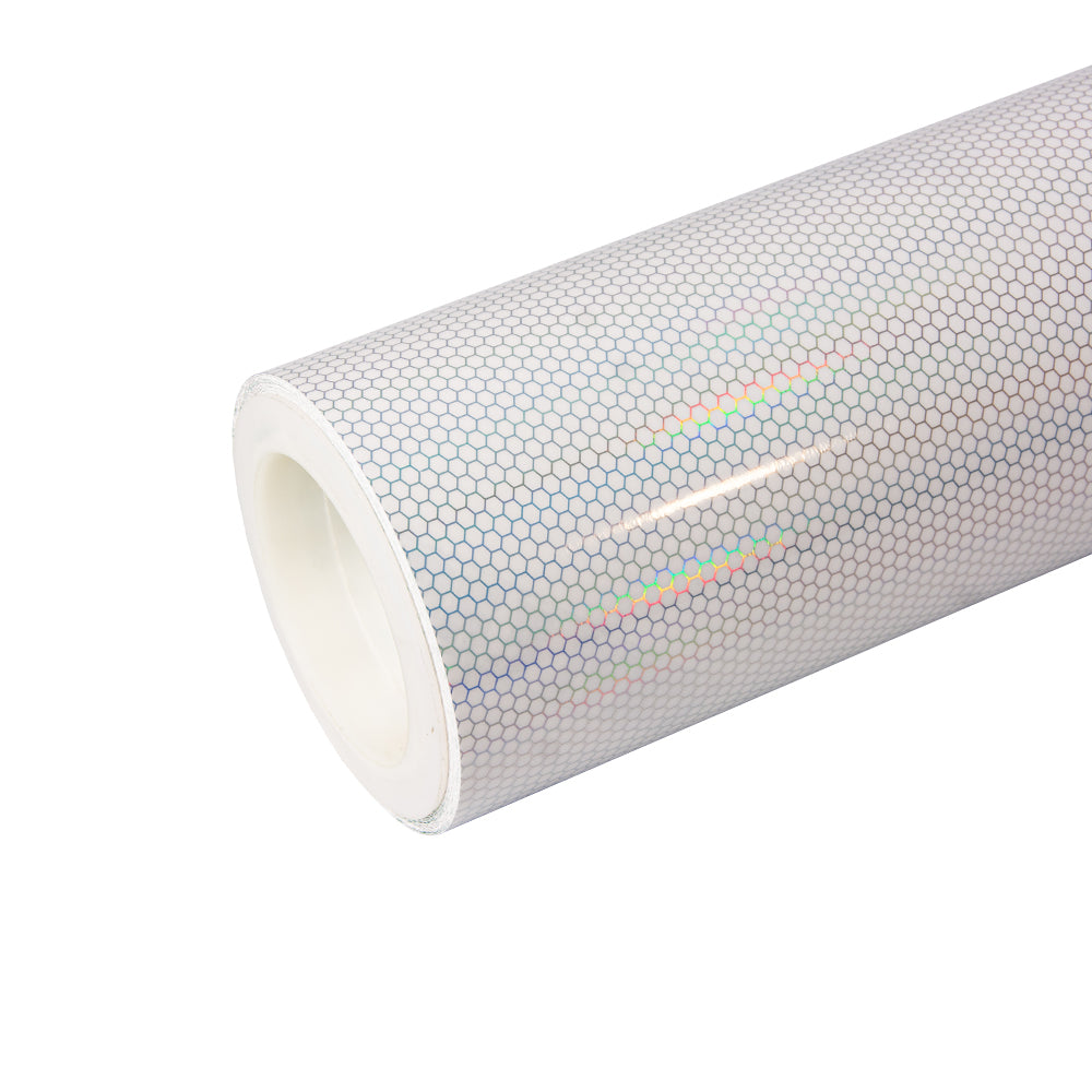 Clear Holographic Honeycomb Headlight Film with Air Channel Paper Liner