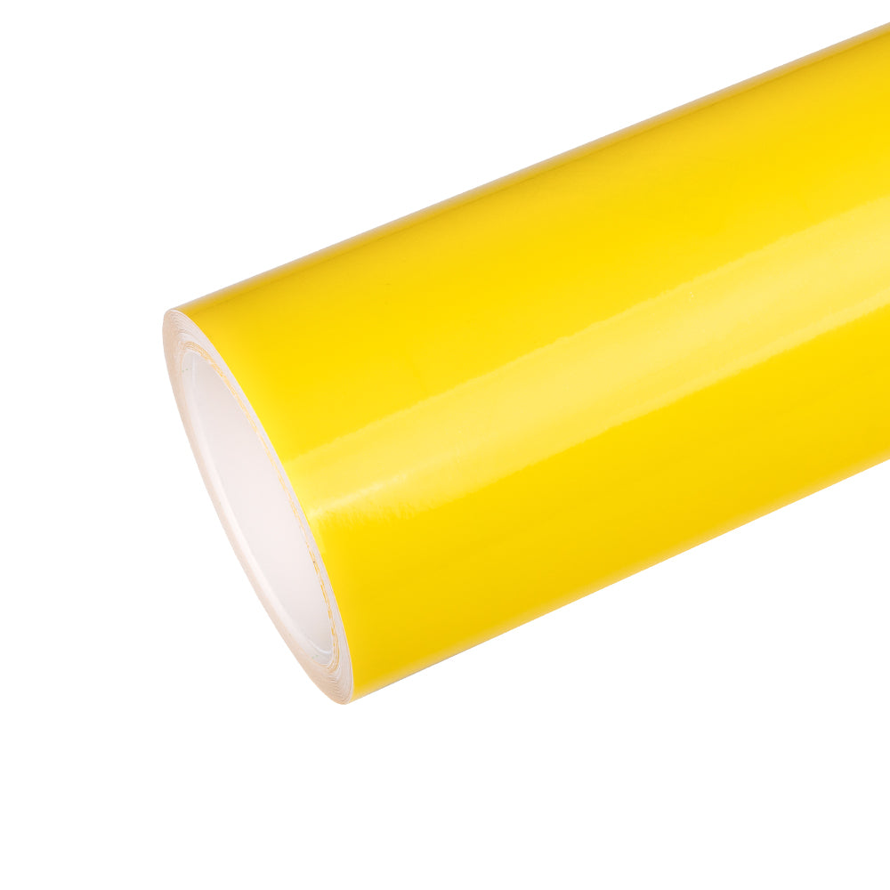 Golden Yellow Headlight Film with Air Channel Paper Liner