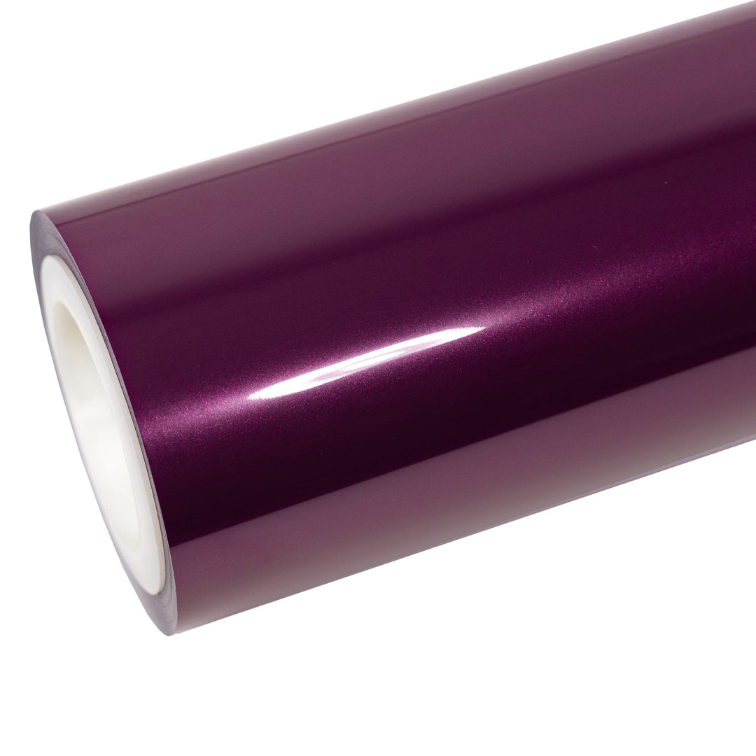 Glossy Metallic Berry Blaze Vinyl Wrap