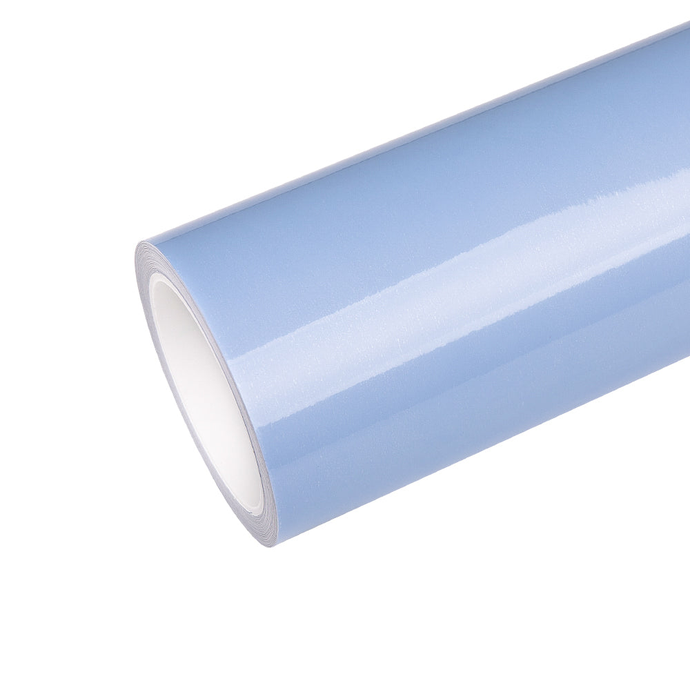 Light Blue Headlight Film With Air Channel Paper Liner