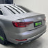 Audi wrapped in Matte Metallic Gray vinyl wrap Back View