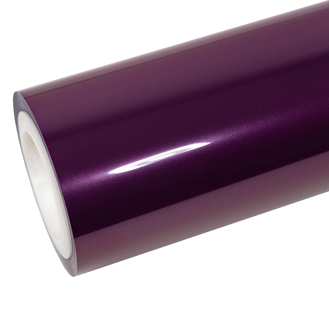 Glossy Metallic Berry Blaze Vinyl Wrap