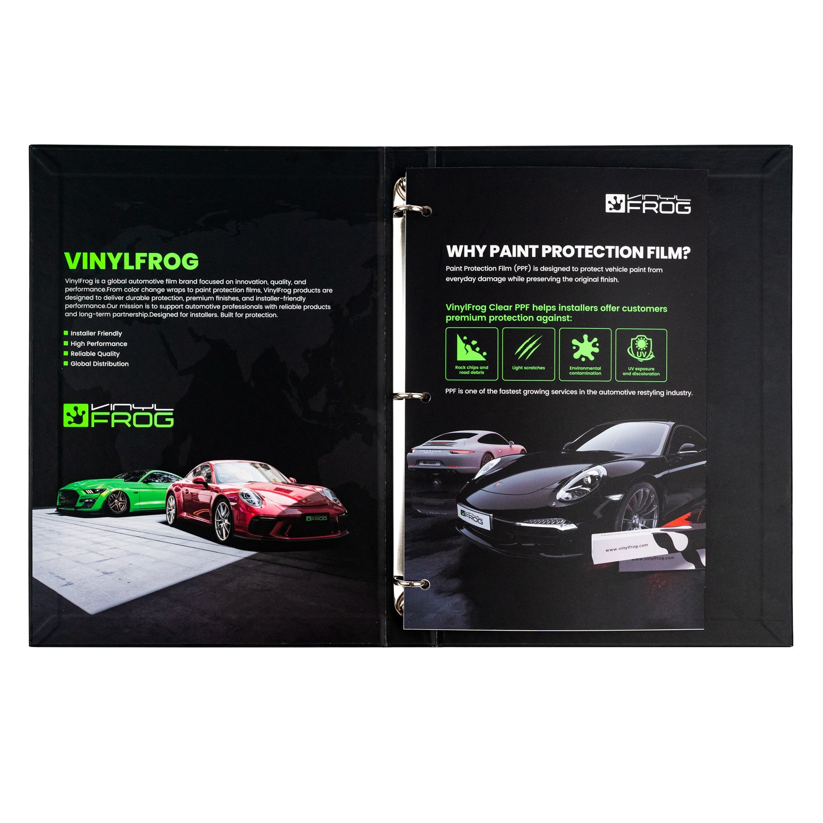 Sample Booklet Clear Paint Protection Film