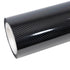 Gloss Classic Black Carbon Fiber Vinyl Wrap