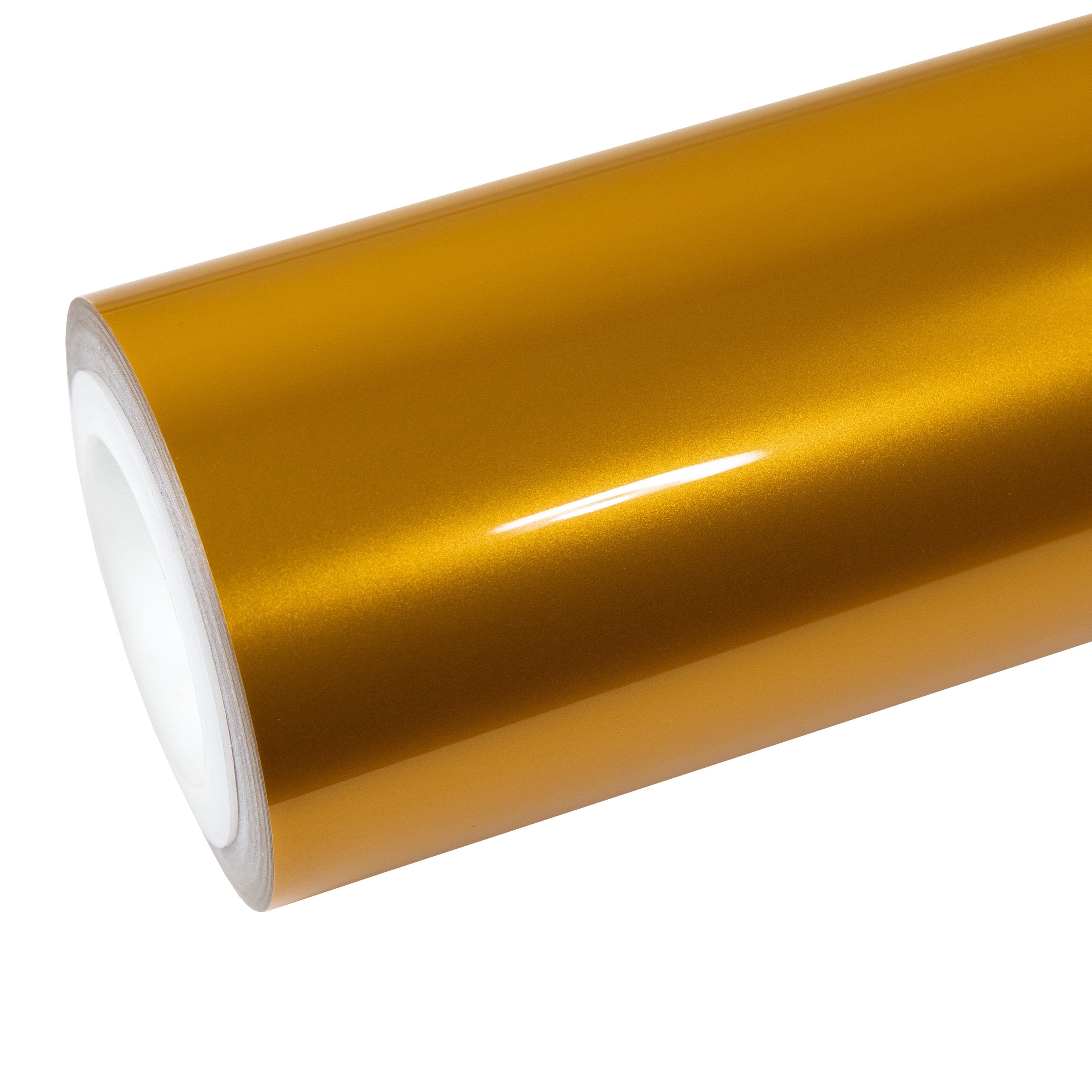 Glossy Metallic Gold Vinyl Wrap