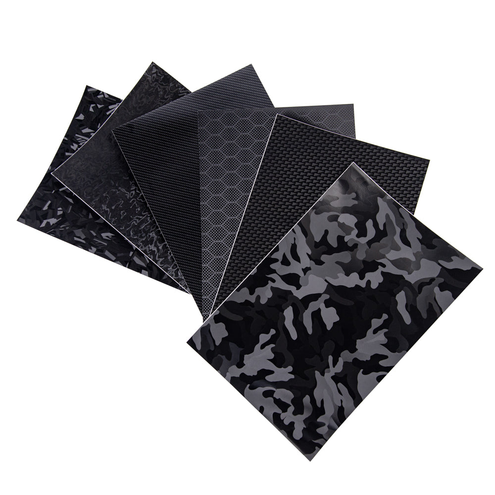 Carbon Fiber Vinyl Wraps A4 Samples