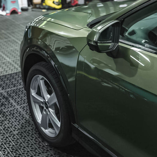 Glossy Metallic District Green Vinyl Wrap