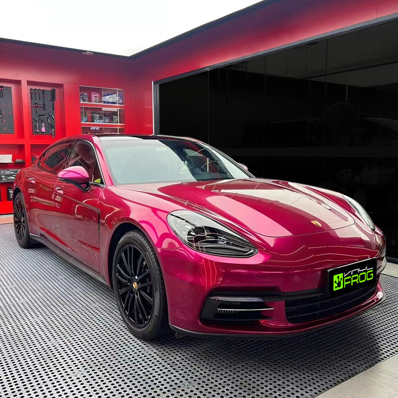 Glossy Metallic Rubellite Purple Vinyl Wrap