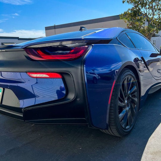 Glossy Metallic Tanzanite Blue Vinyl Wrap