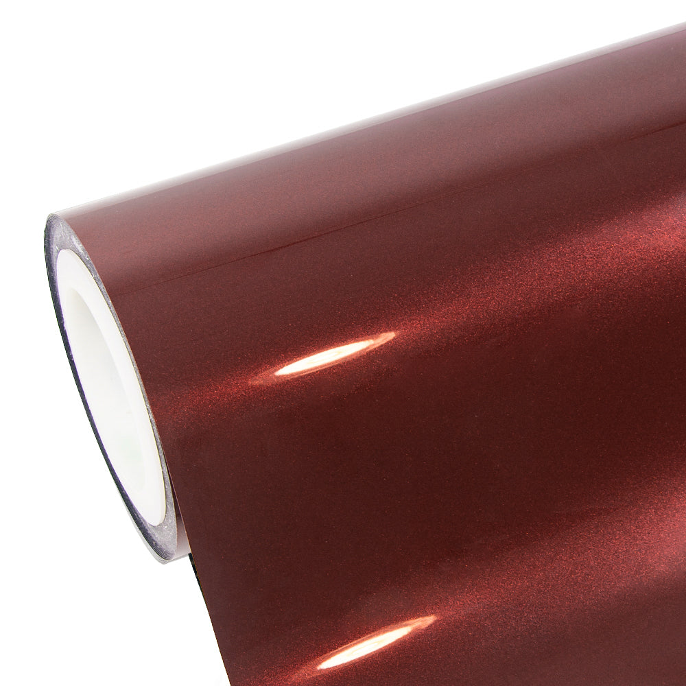 Glossy Metallic Cherry Red Vinyl Wrap