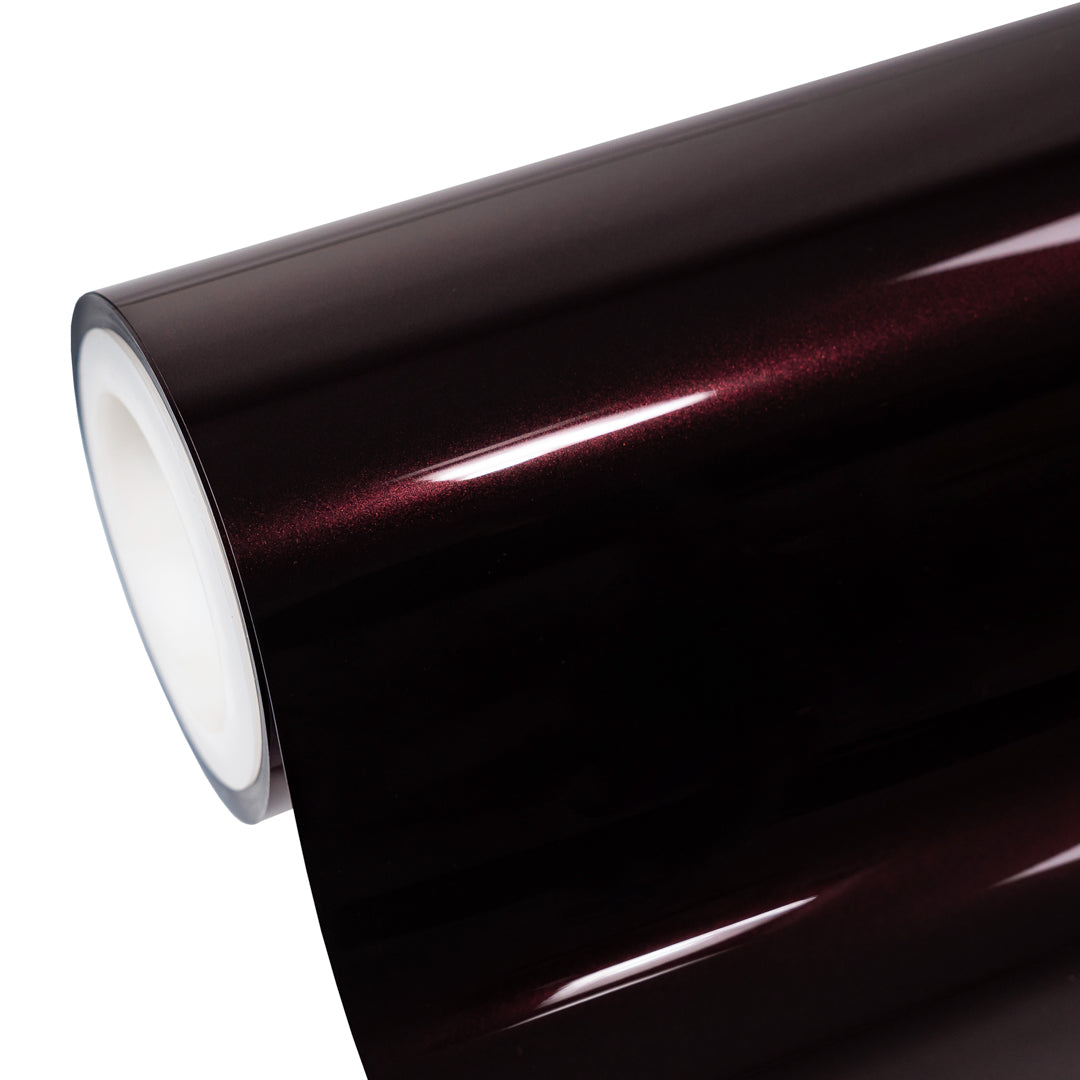 Glossy Metallic Black Rose Color PPF (Wet Application)