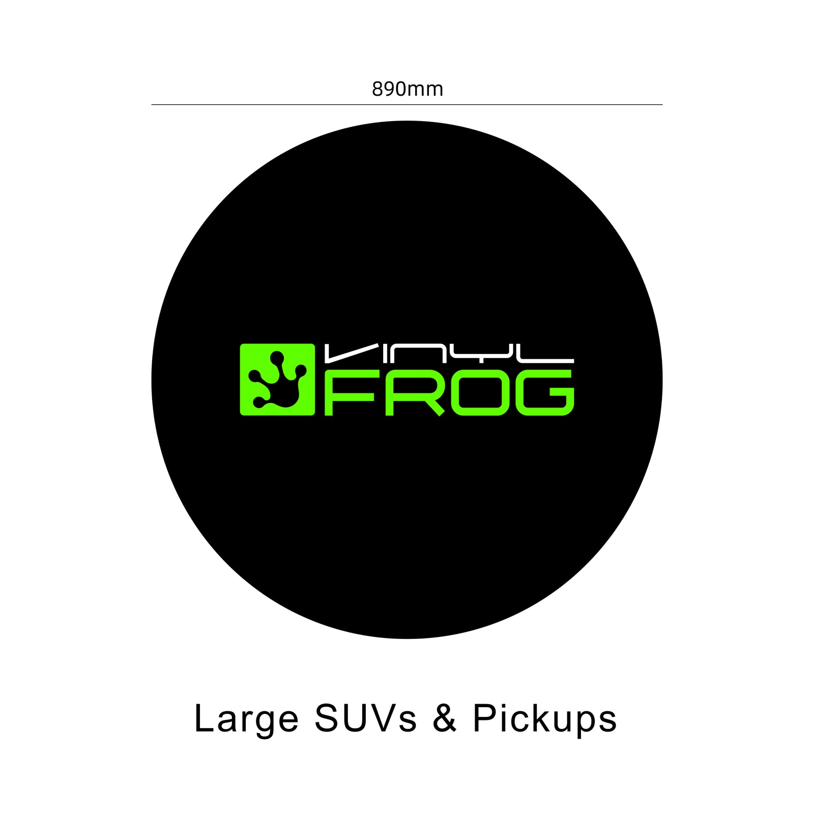 VinylFrog Black Wheel Cover 4pcs